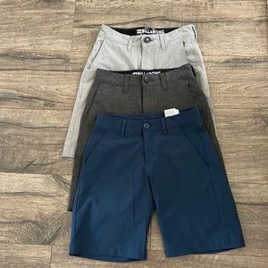 Boys Billabong & Addidas Performance shorts